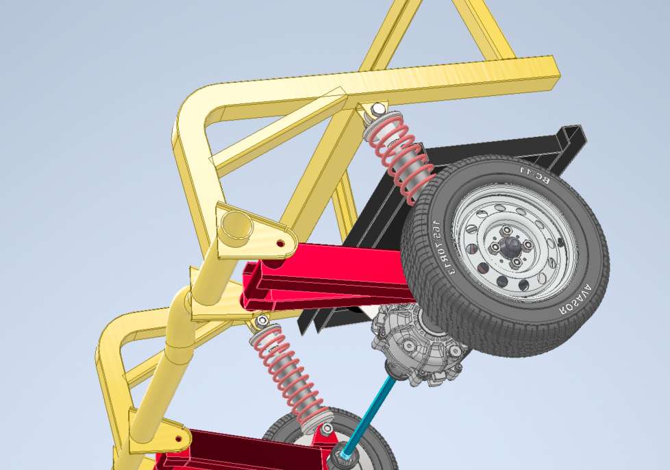 Rickshaw Chasis CAD model